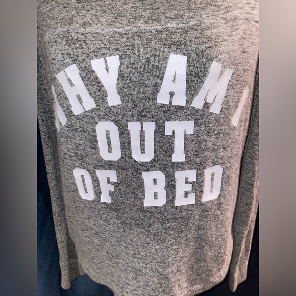 Victoria's Secret Victoria Secret Pink Why Am I Out of Bed T-Shirt Sleepwear - Picture 5 of 14